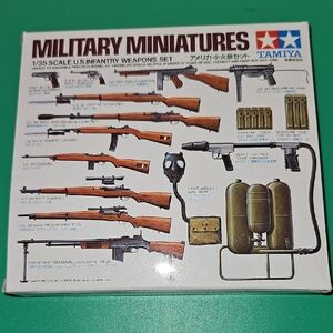 Tamiya Military Miniatures 1/35 Scale US Infantry Weapons Set [Unopened Package]